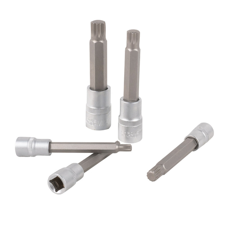 JBM (52320) Juego de 7 piezas de puntas de 12 puntas con vasos de 1/2" y 3/8"