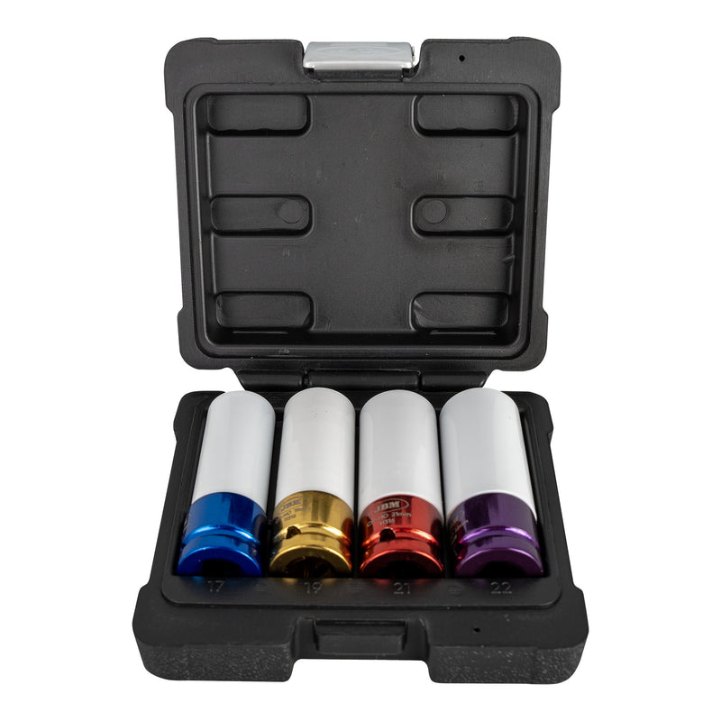 Juego de 4 llantas de aleación JBM (52338) de 1/2"