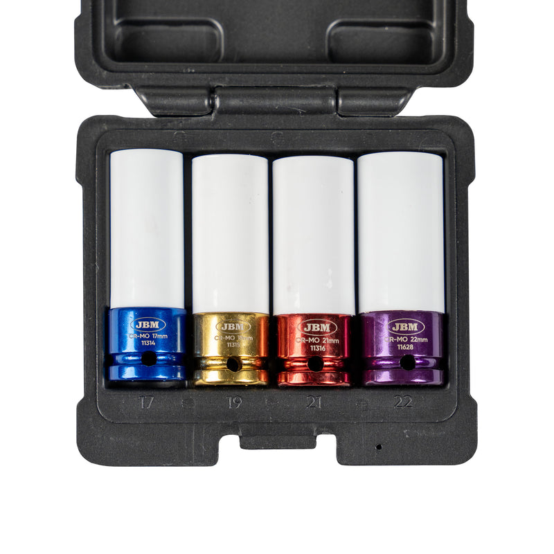 Juego de 4 llantas de aleación JBM (52338) de 1/2"