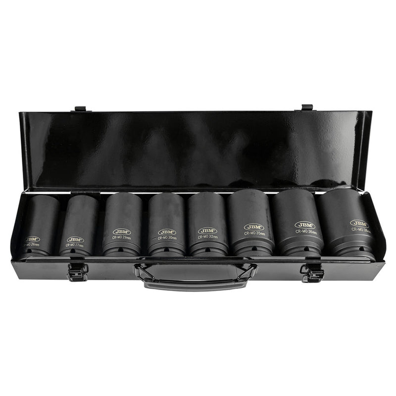 JBM (52347) 8 Piece 3/4" Impact Socket Set