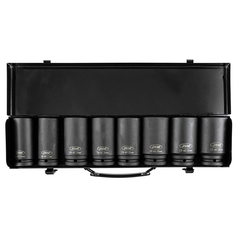 JBM (52347) 8 Piece 3/4" Impact Socket Set