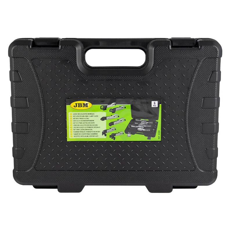 JBM (52385) Juego de 6 alicates multiusos autoblocantes