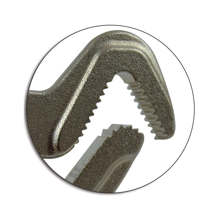 Llave de agarre de nariz de loro JBM (52387) - Dientes de sierra