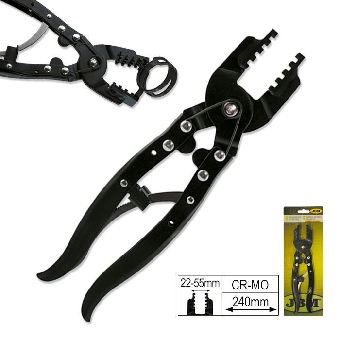 Alicates para abrazaderas de manguera JBM (52509) de 22-25 mm