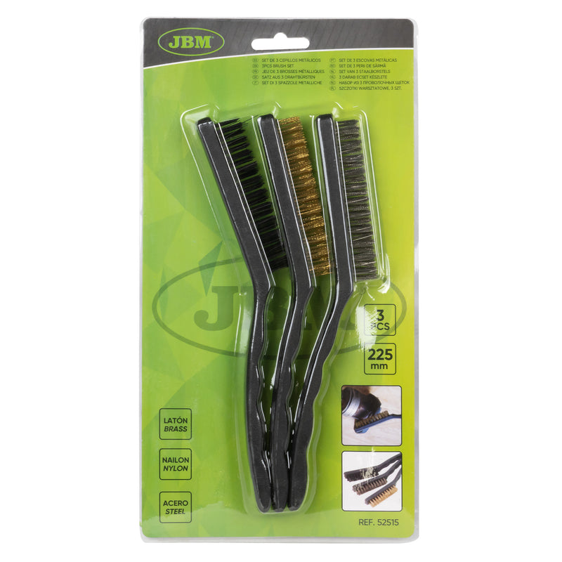 JBM (52515) Set of 3 Brake Caliper Brushes