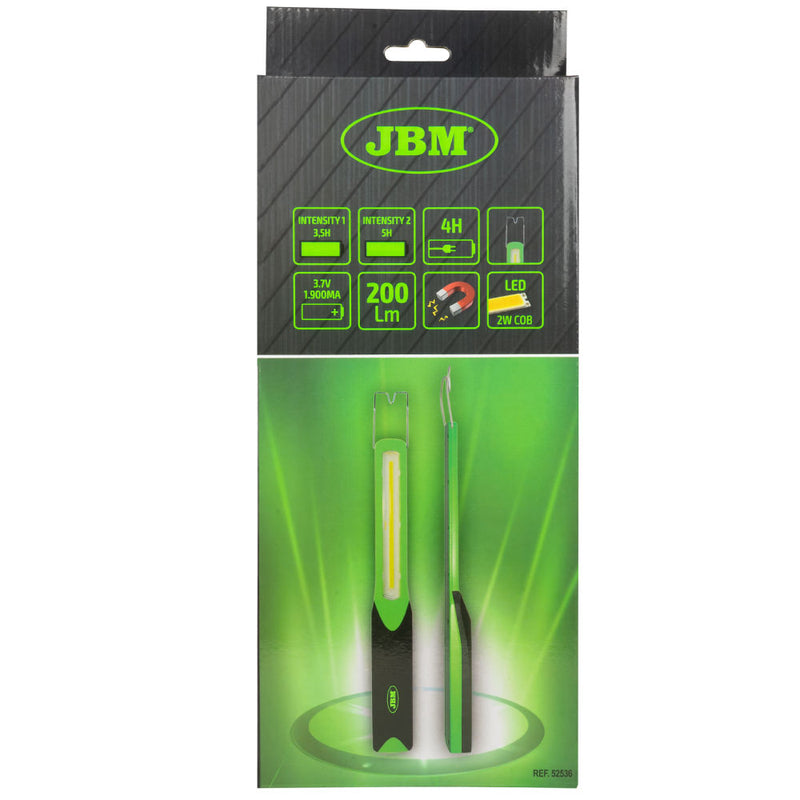Luz LED portátil y delgada JBM (52536) - 200lm