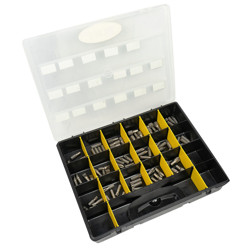 JBM (52539) Estuche de 85 piezas con puntas Phillips, planas, Allen y Torx