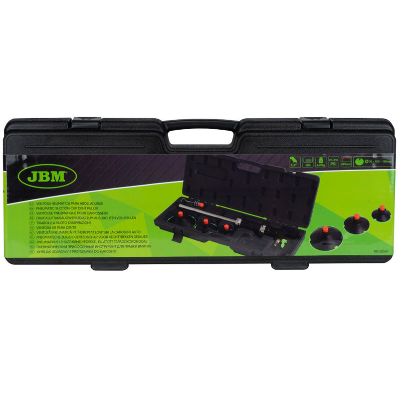 Extractor de abolladuras con ventosa neumática JBM (52540)