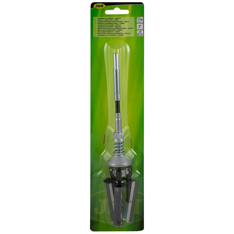 JBM (52592) Bruñidor de cilindros de freno - 3 brazos 2" (35-85 mm)