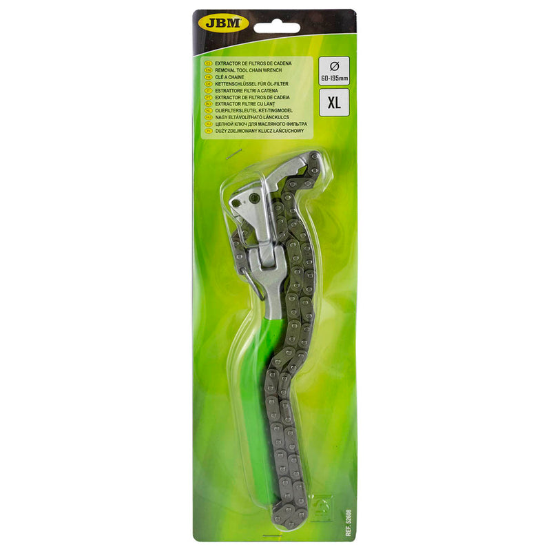 Llave para cadena de filtro de aceite JBM (52608) Ø60-195 mm