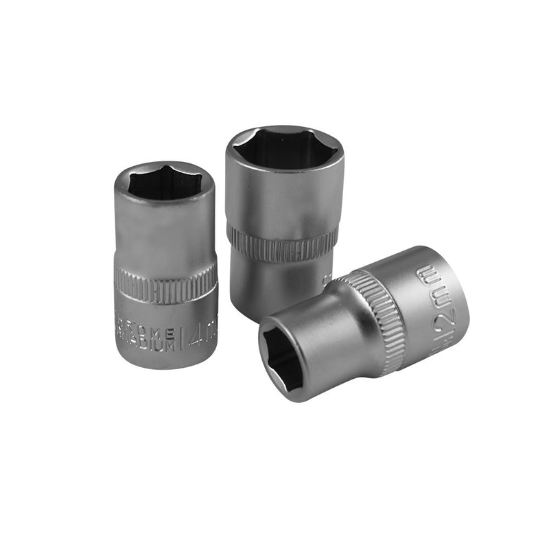 JBM (52714) Conjunto de 10 Soquetes Sextavados de 1/2"