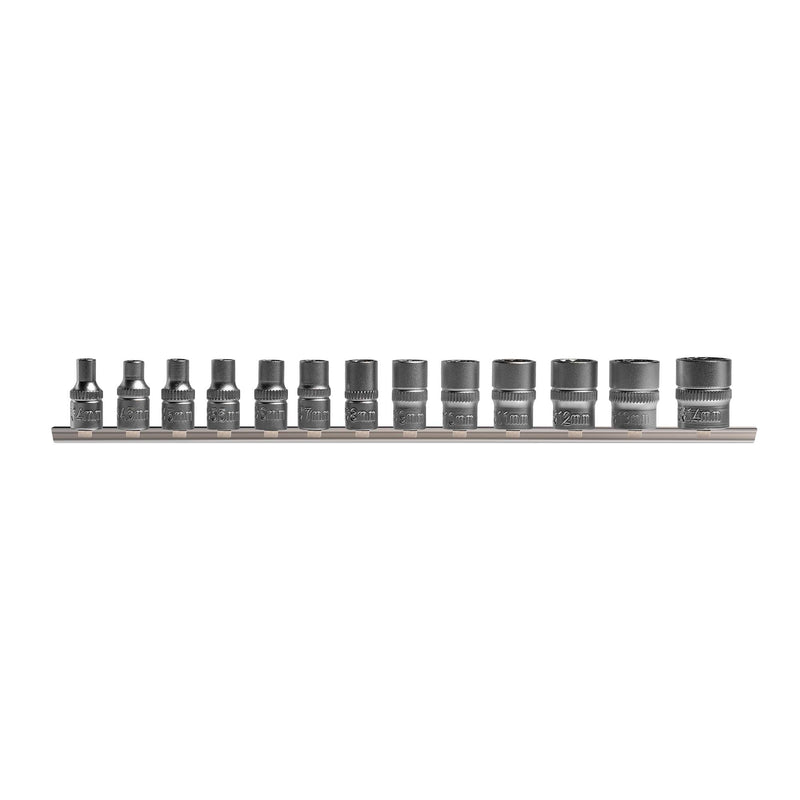 JBM (52717) 13-Piece Set of 1/4" 12-Point Sockets