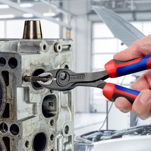 Alicates de agarre frontal y lateral TwinGrip de Knipex (82 02 200)