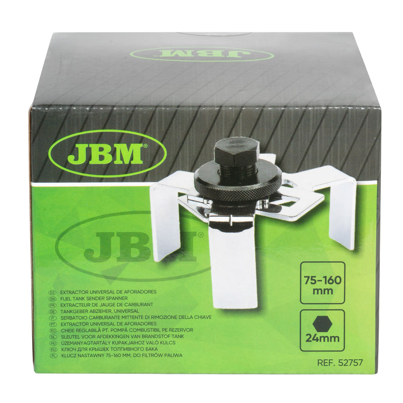 Llave para sensor de tanque de combustible JBM (52757) de 3 patas