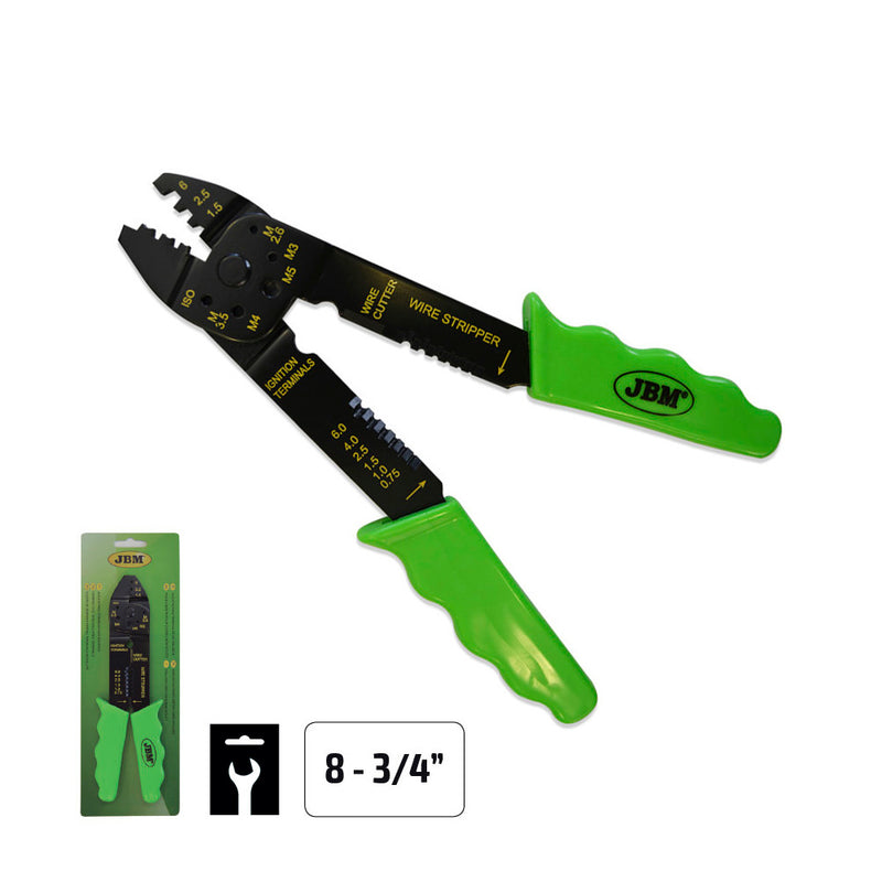 JBM (52762) Crimping Tool for Non-Insulated Terminals 8-3/4"