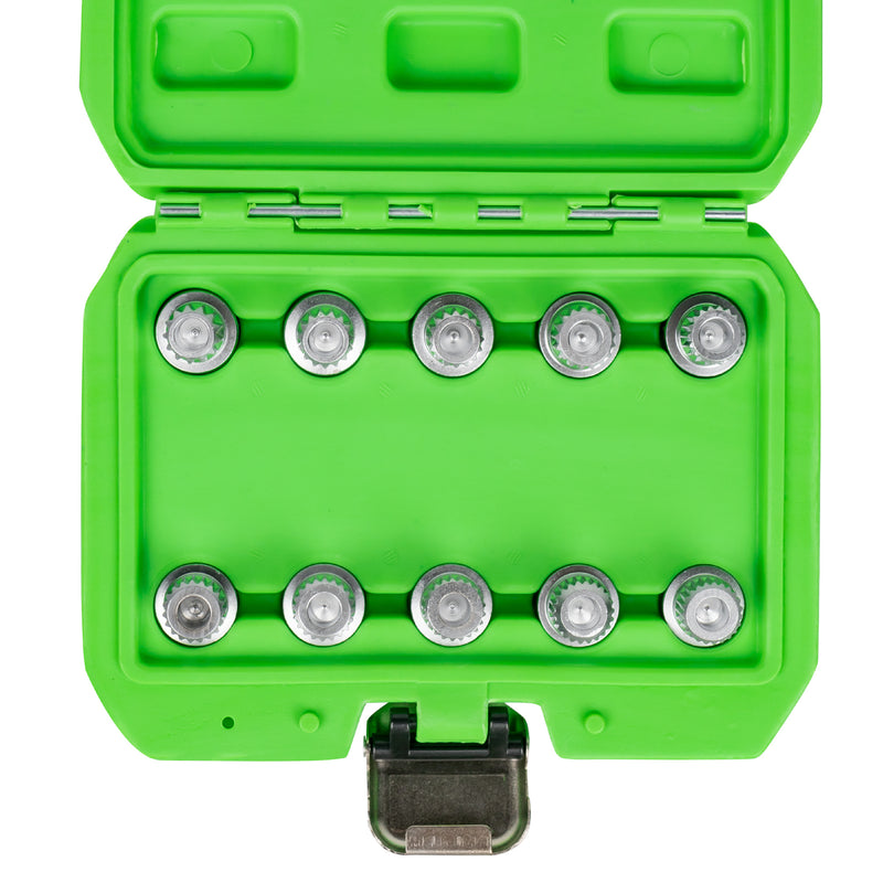 JBM (52802) Juego de 10 vasos para tornillos de bloqueo de ruedas para BMW