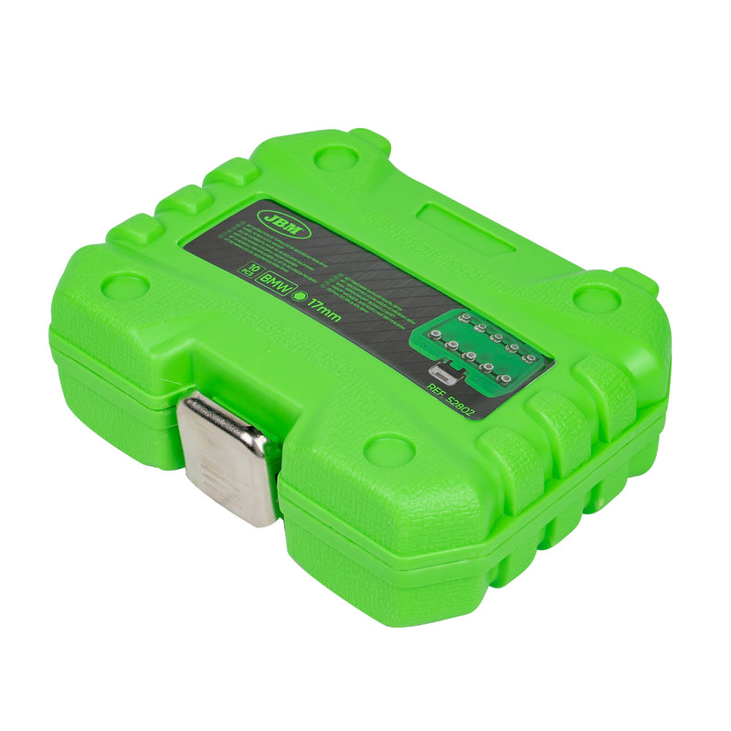 JBM (52802) Juego de 10 vasos para tornillos de bloqueo de ruedas para BMW