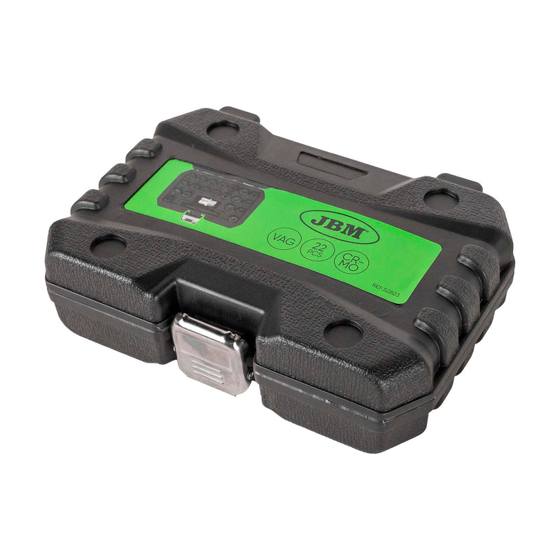 JBM (52823) Juego de 22 vasos para tornillos de seguridad de ruedas para Audi