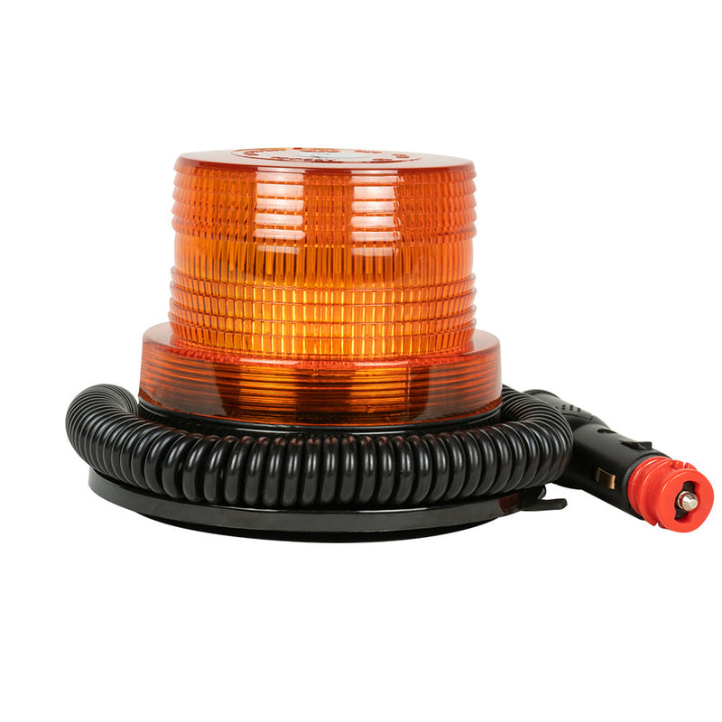 Baliza giratoria intermitente LED de bajo perfil JBM (52827) - Ámbar