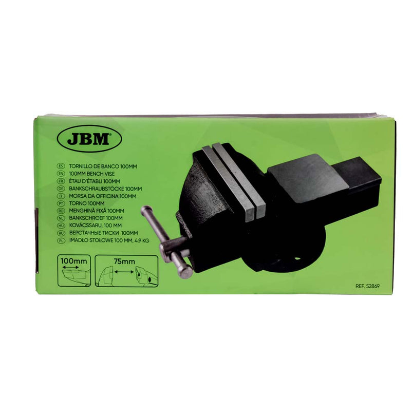 Tornillo de banco JBM (52869) de 100 mm