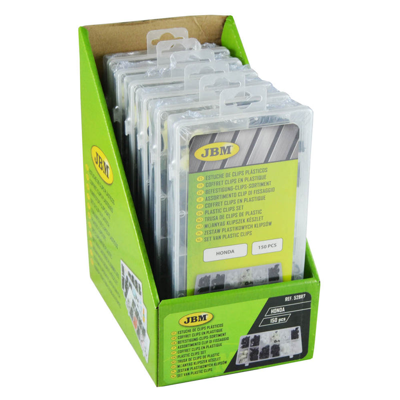 Juego de clips de plástico JBM (52887) para Honda (150 piezas)
