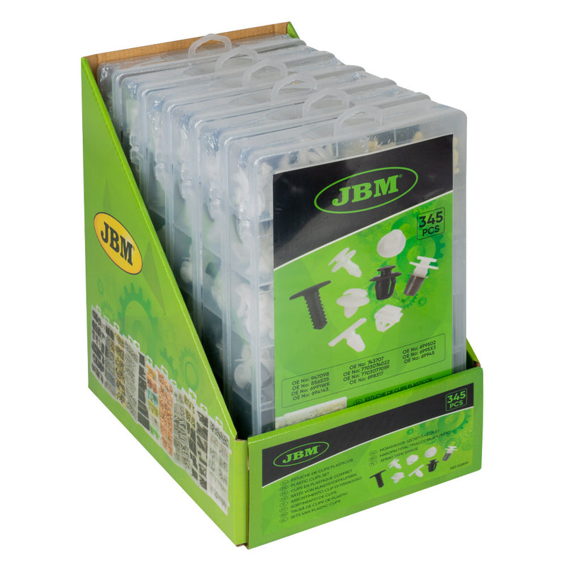 Juego de clips de plástico JBM (52889) para Volkswagen (85 piezas)