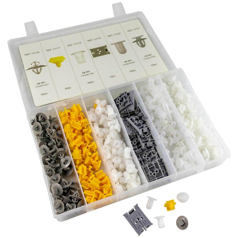 Juego de 300 clips de plástico JBM (52897) para Renault