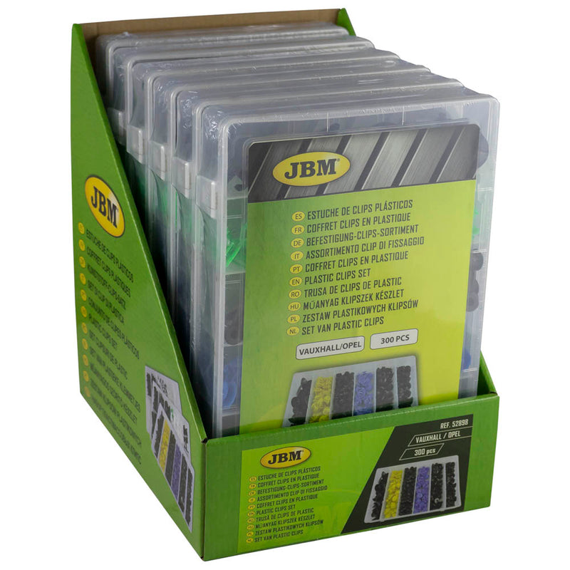 Juego de 300 clips de plástico JBM (52898) para Vauxhall/Opel