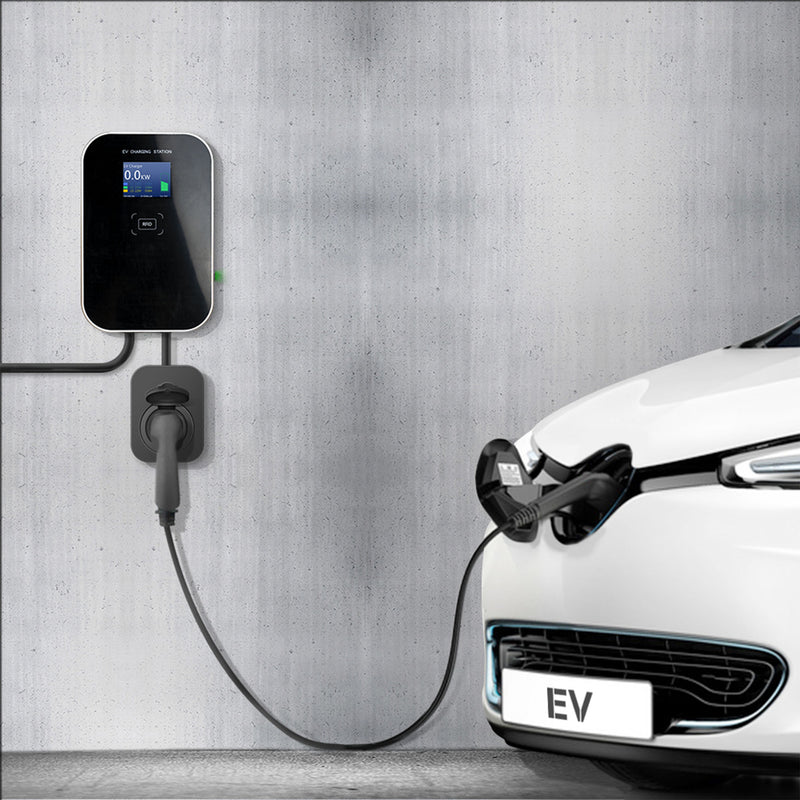 Cargador de pared JBM (52902) 7kW, 32 A, para coches eléctricos (monofásico)