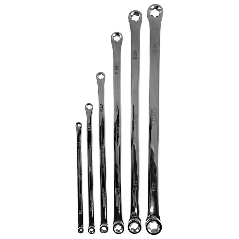 JBM (52912) Módulo de 6 llaves Torx extralargas