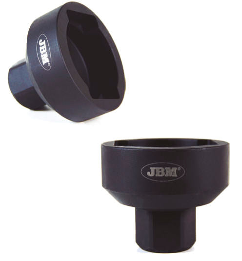 JBM (52917) Llave de vaso para tuerca de eje de rodillos Bpw de 65 mm