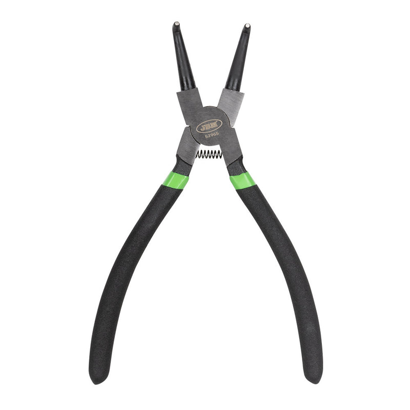 JBM (52965) Alicate para anillos de seguridad internos de punta curva de 90 grados, 9", 225 mm