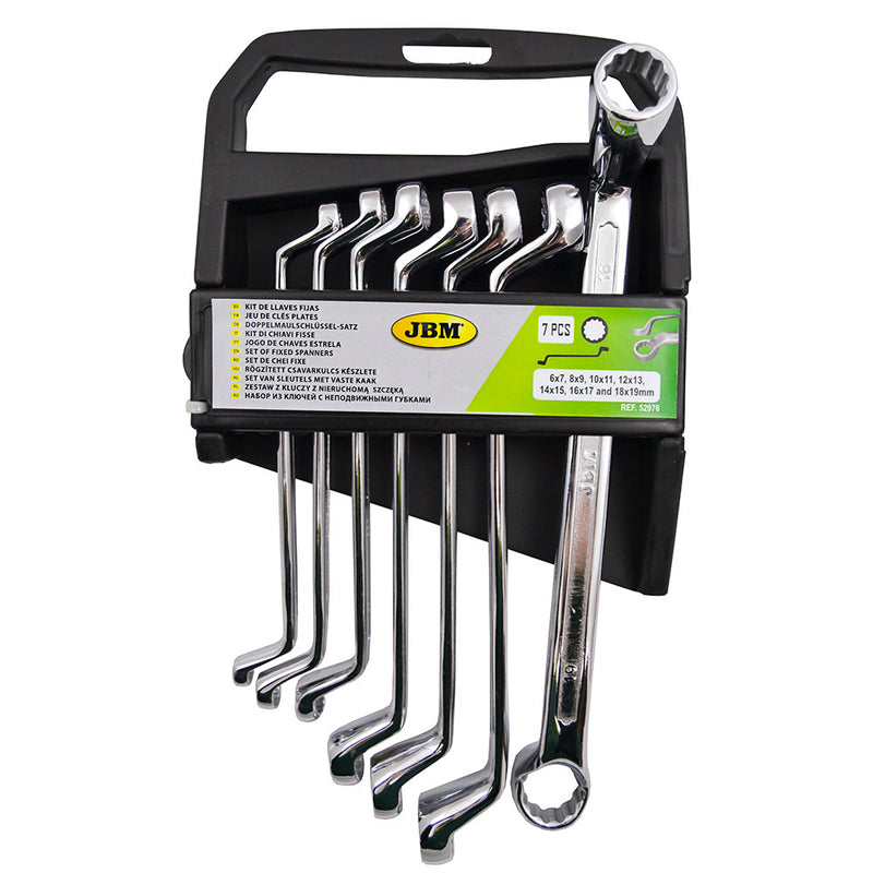 JBM (52976) Juego de 7 llaves acodadas con dos extremos Phillips