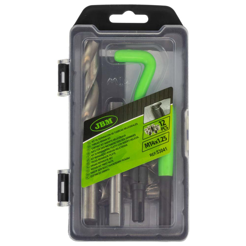 JBM (53041) Juego de reparación de roscas M14x1,25
