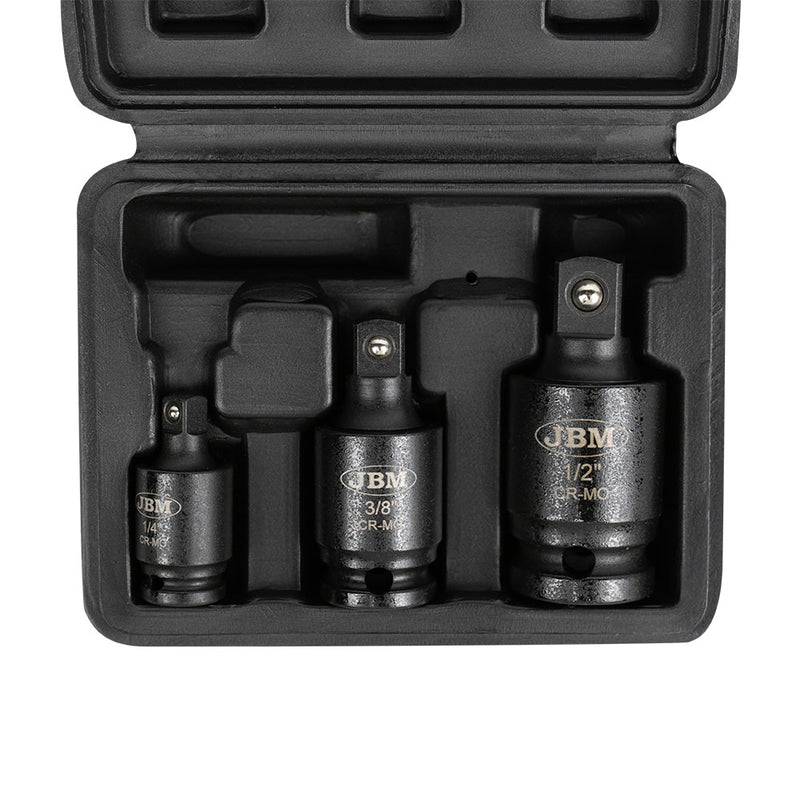 JBM (53043) Juego de 3 juntas de impacto con doble posición (fija/articulada)