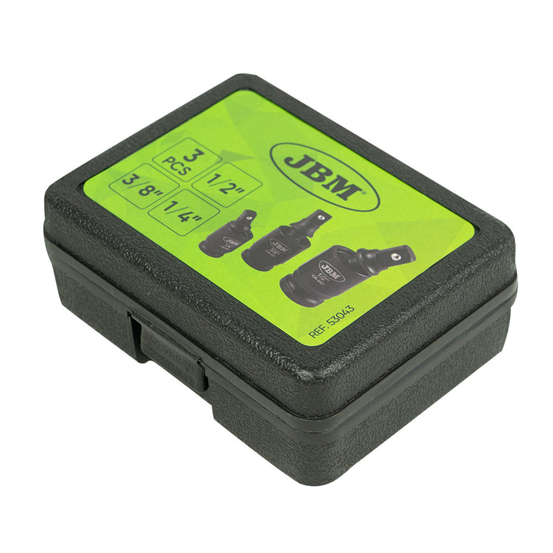 JBM (53043) Juego de 3 juntas de impacto con doble posición (fija/articulada)