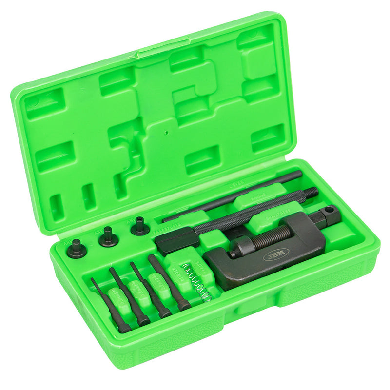 Herramienta de separación y remachado JBM (53055) para cadenas de motocicletas