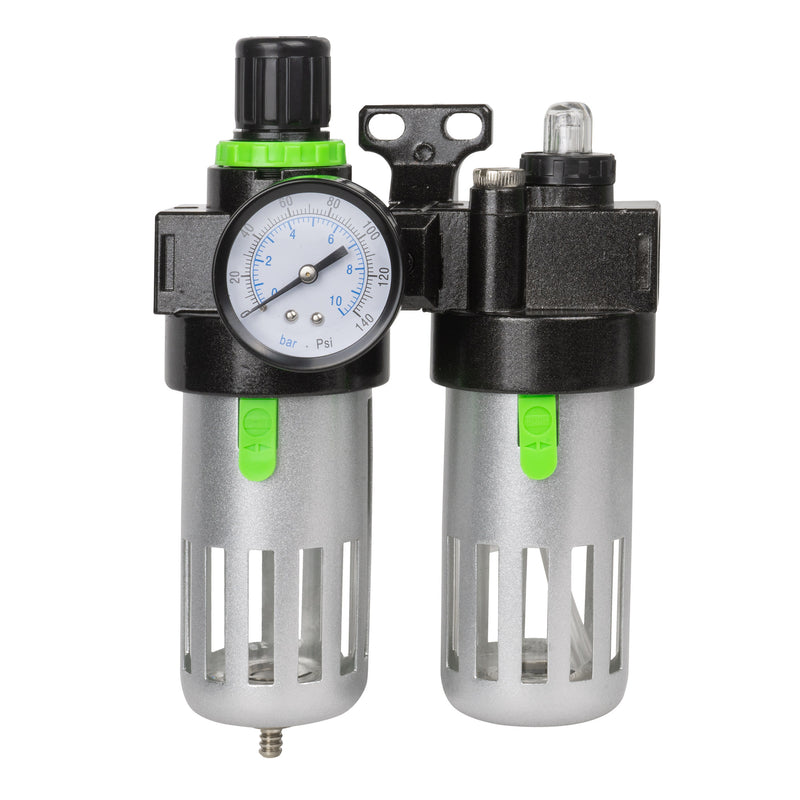 Filtro de aire, regulador y lubricador de aceite JBM (53068) de 1/2"