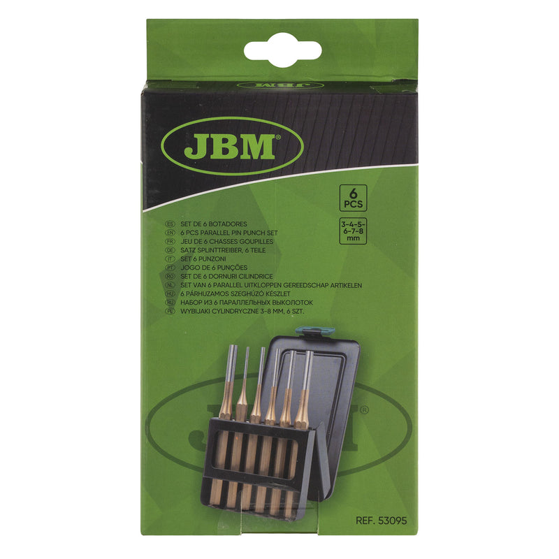 JBM (53095) Set Of 6 Parallel Pin Punches