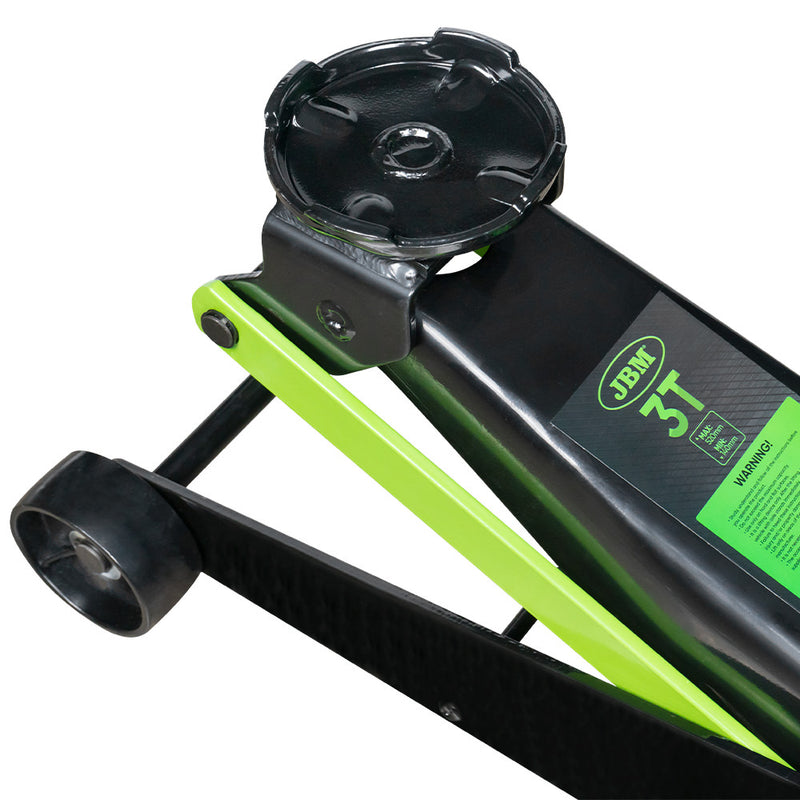 Gato hidráulico de carretilla JBM (53112) de 3 toneladas con pedal