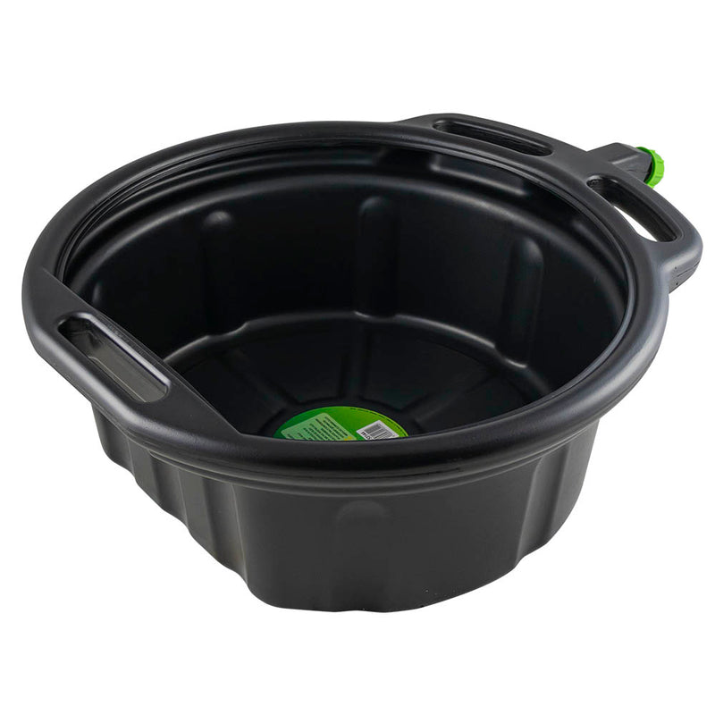 Bandeja de drenaje de aceite negra JBM (53144) de 18 litros