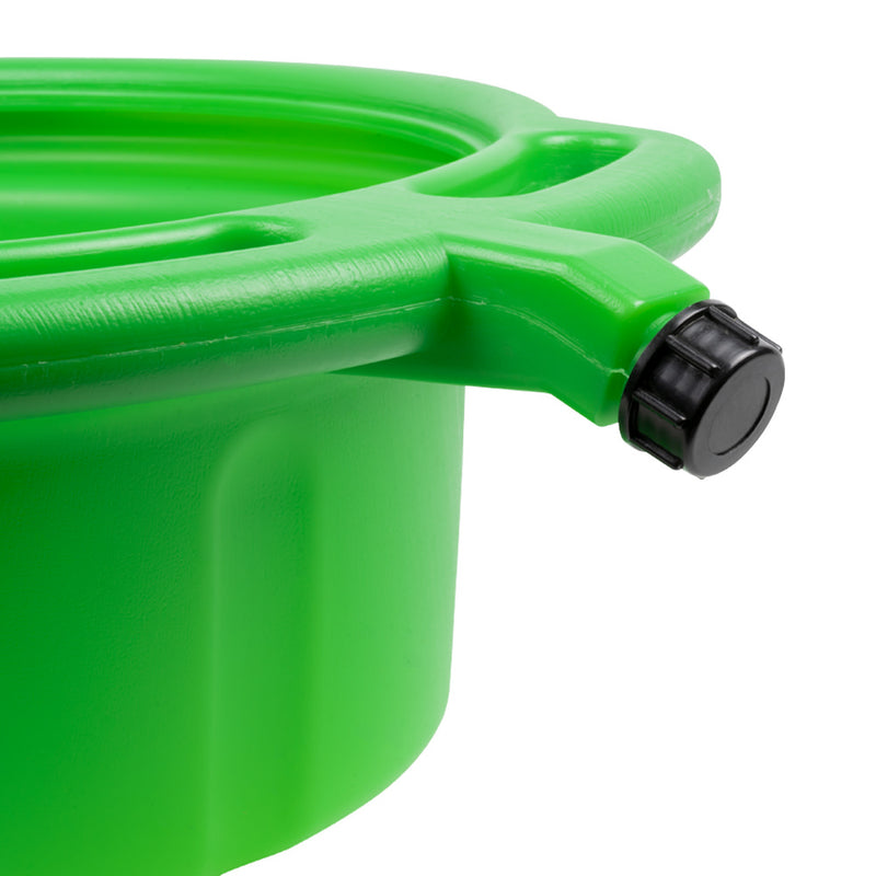 Bandeja de drenaje de aceite verde JBM (53215) de 18 litros