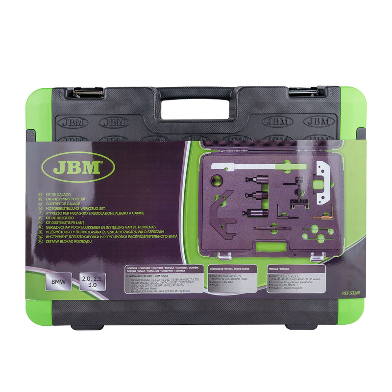 Kit de herramientas de sincronización para motores diésel JBM (53265) - BMW M47, M57, M41, M51