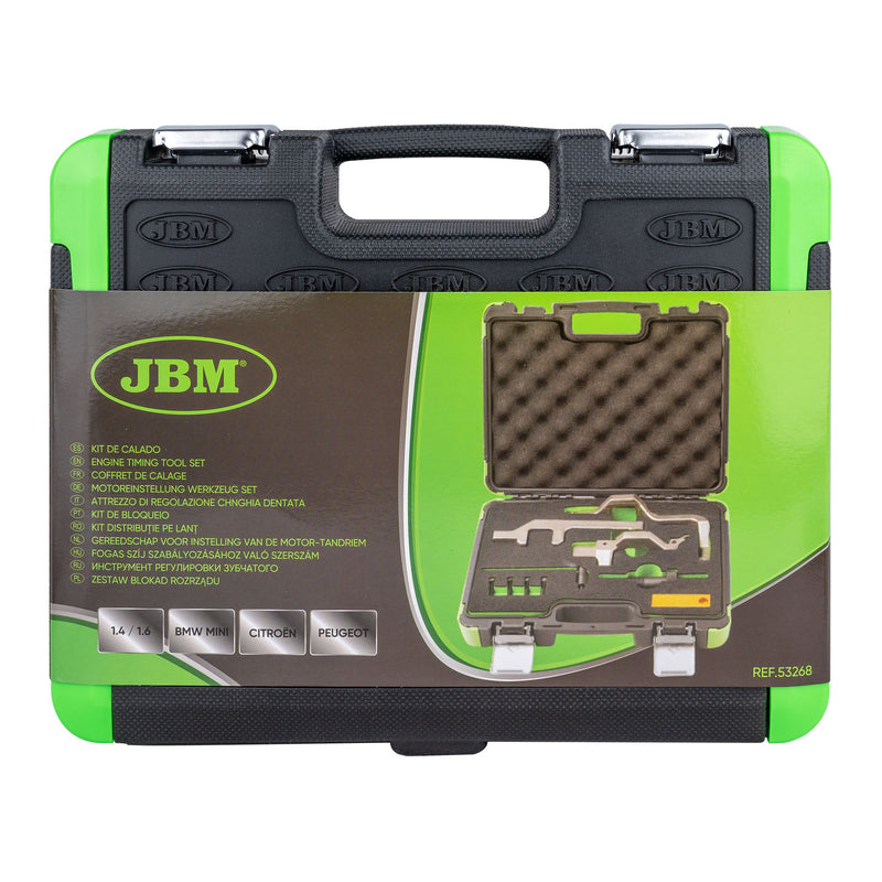 JBM (53268) Conjunto de ferramentas de sincronização do motor BMW/Mini/PSA 1.4, 1.6