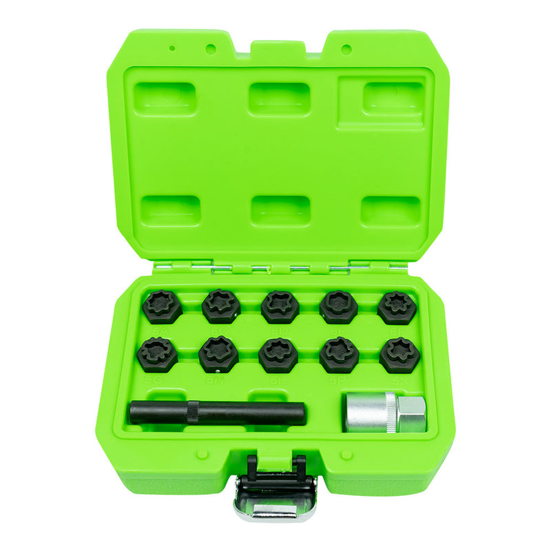 JBM (53328) Conjunto de 12 Tomadas para Parafusos de Bloqueio de Roda para Mercedes