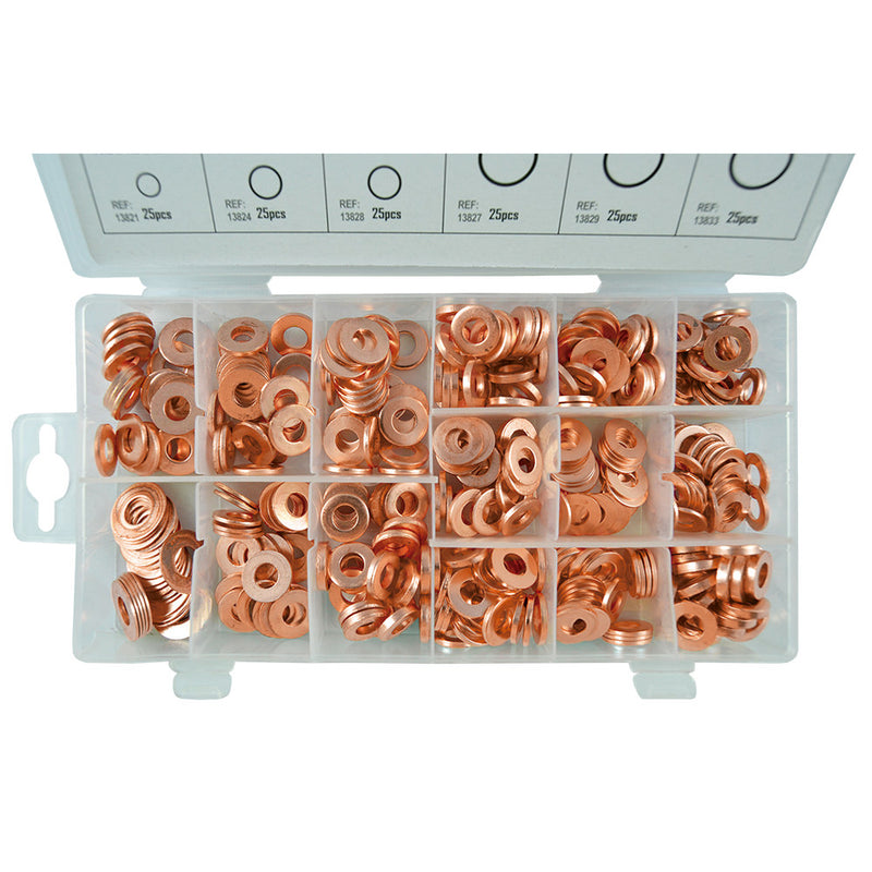 JBM (53340) Injector Copper Ring Assortment 375pcs