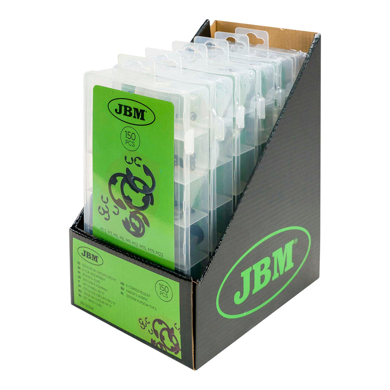JBM (53348) E-Circlip Assortment 150pcs
