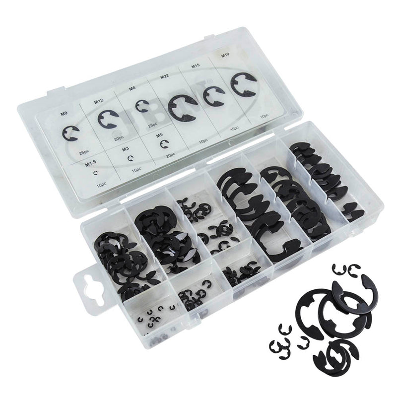 JBM (53348) E-Circlip Assortment 150pcs