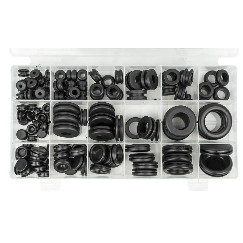 JBM (53349) Rubber Grommet Assortment 125pcs