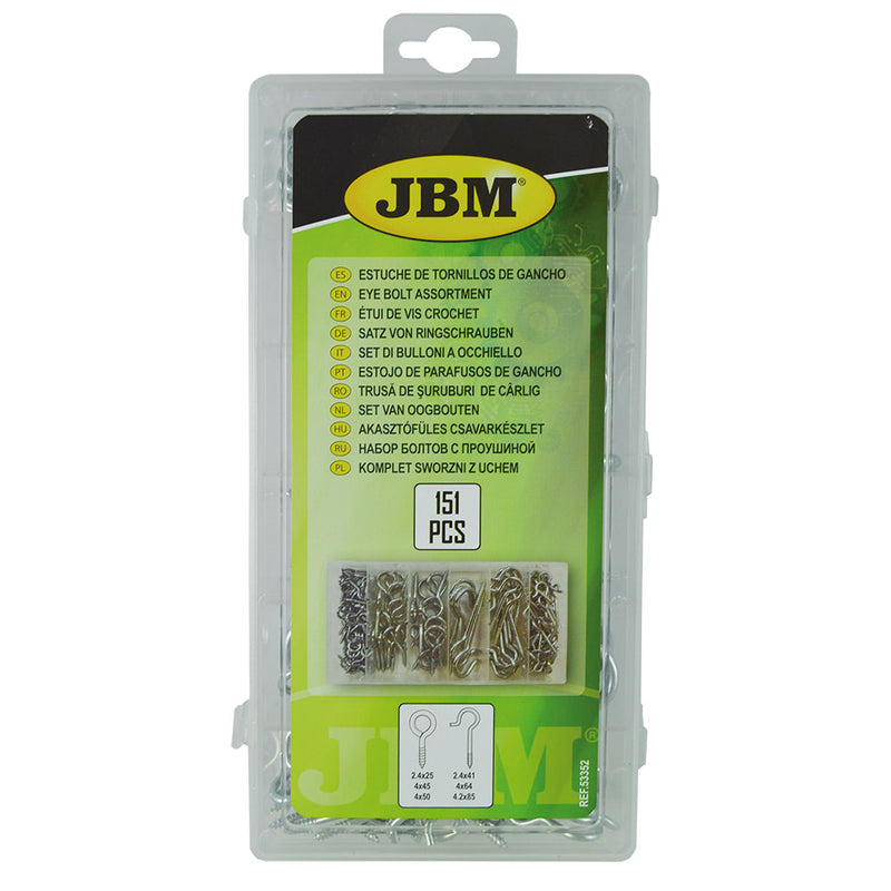 JBM (53352) Eye Bolt Assortment 151pcs